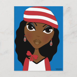 A Garota No Cartão Do Chapéu