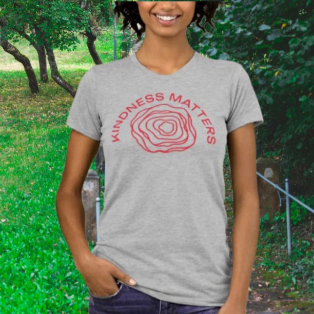 A gentileza importa a camisa - Design Abstrato (Criador carregado)