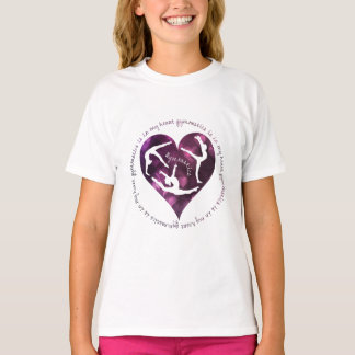 A ginástica está em meu t-shirt do Raglan das