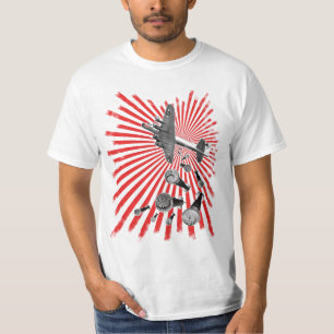 A gota bate o t-shirt