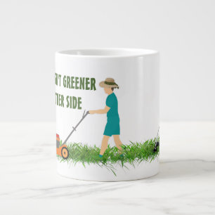 A grama não é mais verde na caneca do outro lado