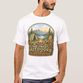A Grande Natureza é Minha Camisa de Playground