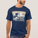 A grande onda fora da camisa de Kanagawa<br><div class="desc">Camisas com a pintura japonesa clássica.</div>