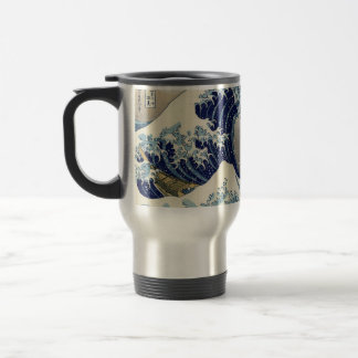 A grande onda fora da caneca de viagem de Kanagawa