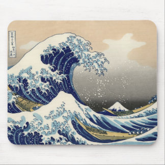 A grande onda fora de Kanagawa Mousepad