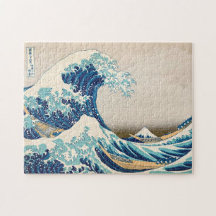 A grande onda no quebra-cabeça de Kanagawa