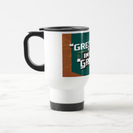 A Grandeza Está No Ritmo caneca de viagem