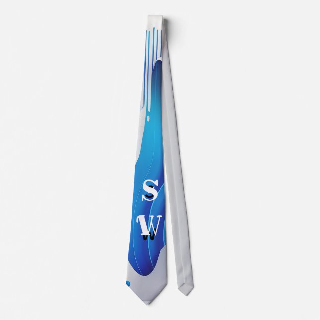 A Gravata Azul Modernista Declarativa Arquitetônic (Frente)