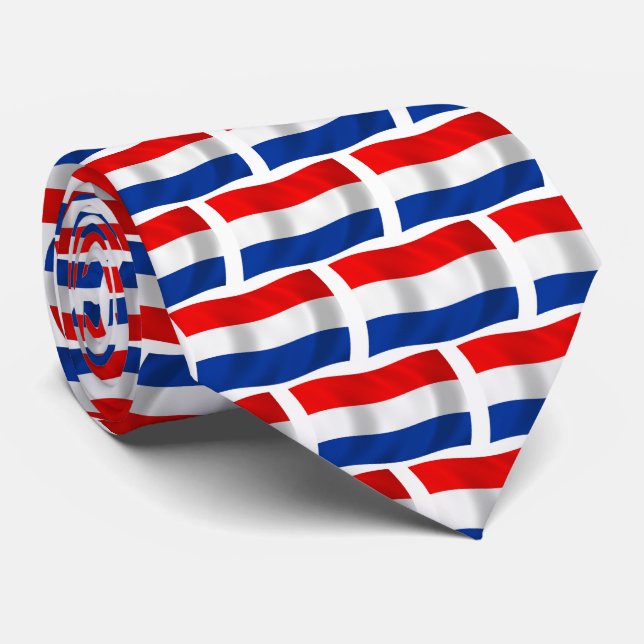 A Gravata da Bandeira da Holanda (Rolled)