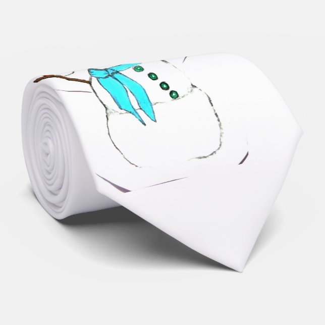 A gravata SNOWMAN (Rolled)