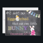 A gravidez da páscoa de Eggscited revela o anúncio<br><div class="desc">Nós somos assim "Eggscited" que nosso próprio coelho pequeno é devido em XXX
Maneira bonito e perfeita que anuncia à família e aos amigos que seu pequeno está na maneira em torno da páscoa e da primavera!</div>