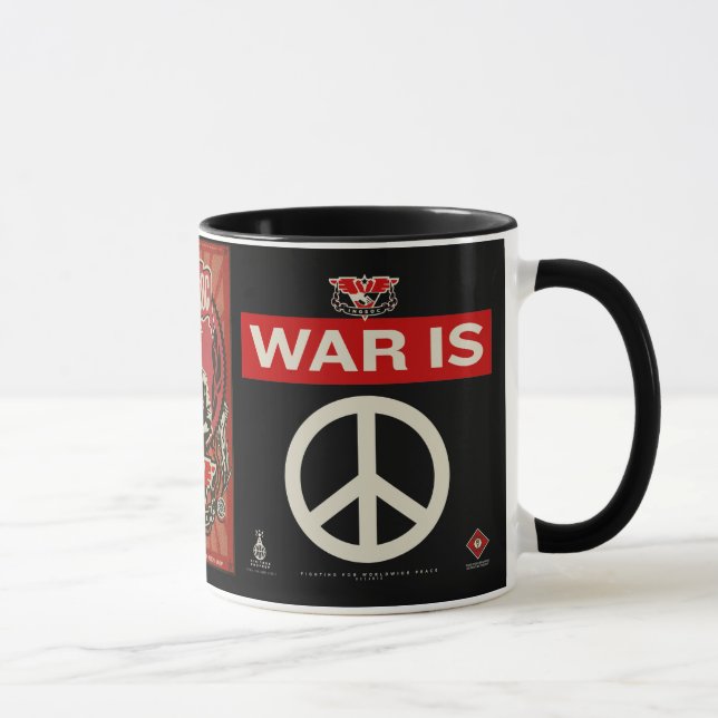 A guerra é caneca da paz (Direita)
