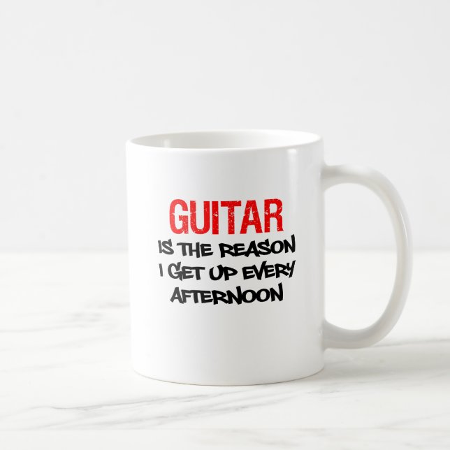 A guitarra é a razão que eu me levanto cada caneca (Direita)