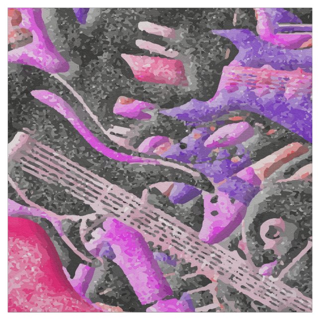 A guitarra polvilha o tecido (Modelo)