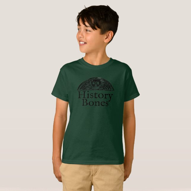 A história desossa o t-shirt do miúdo (Frente Completa)
