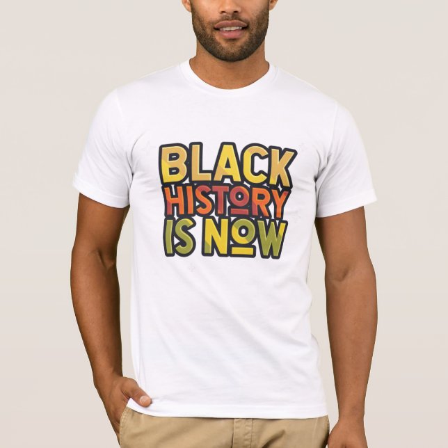 A História Negra agora é T-Shirt (Frente)