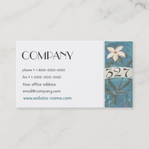 A homeopatia registra o cartão de visita