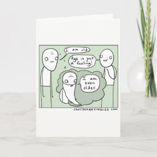 A idade é apenas um cartão de aniversário