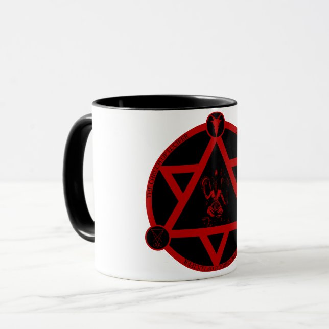 A igreja de Lucifer - caneca oficial do café do (Frente Esquerda)