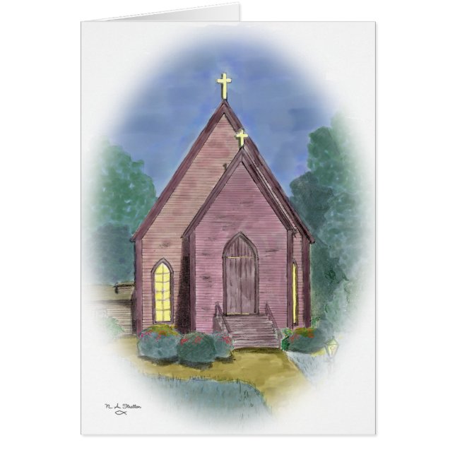 A igreja episcopal de St Stephen - cartão (Frente)
