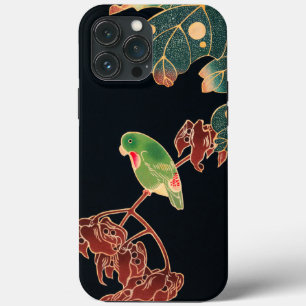 A ilustração do Paroquet Colorful Bird Japonês