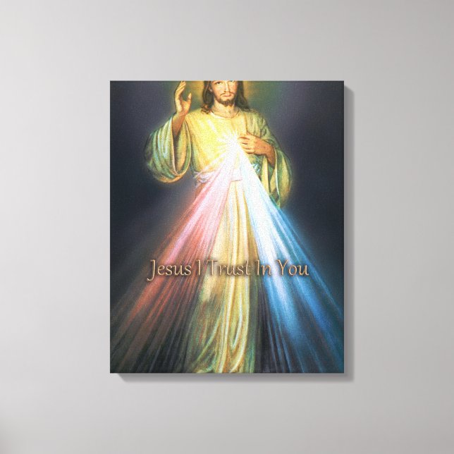 A Imagem Devocional Da Canvas Divina. (Frente)
