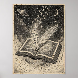 A impressão artística Ledger Estrelado