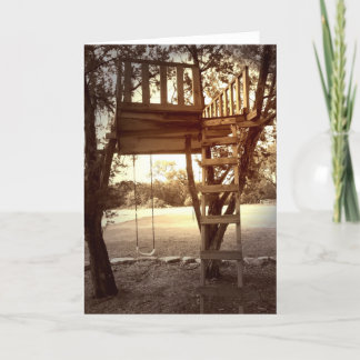 A infância sonha o cartão