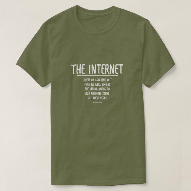 A Internet (2) - Uma Camisa MisterP (Frente do Design)