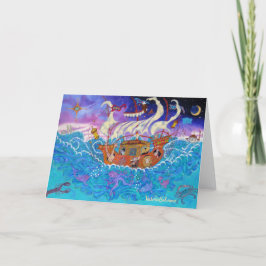 A Inundação - Cartão de Arte