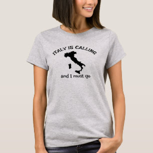 A Itália Está Chamando Design T-Shirt