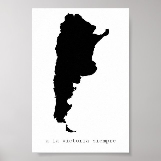 a la victoria siempre poster (Frente)