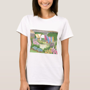 A lavanderia de Kathy na camiseta Maine de Monhega