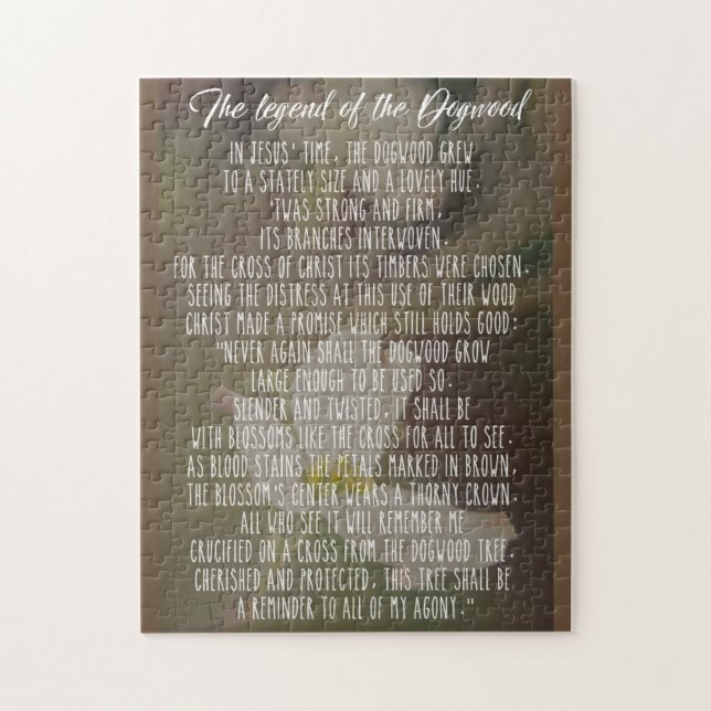 A legenda do quebra-cabeça do Dogwood (Vertical)