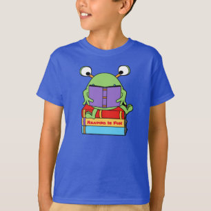 A leitura é t-shirt estrangeiro Loving do livro