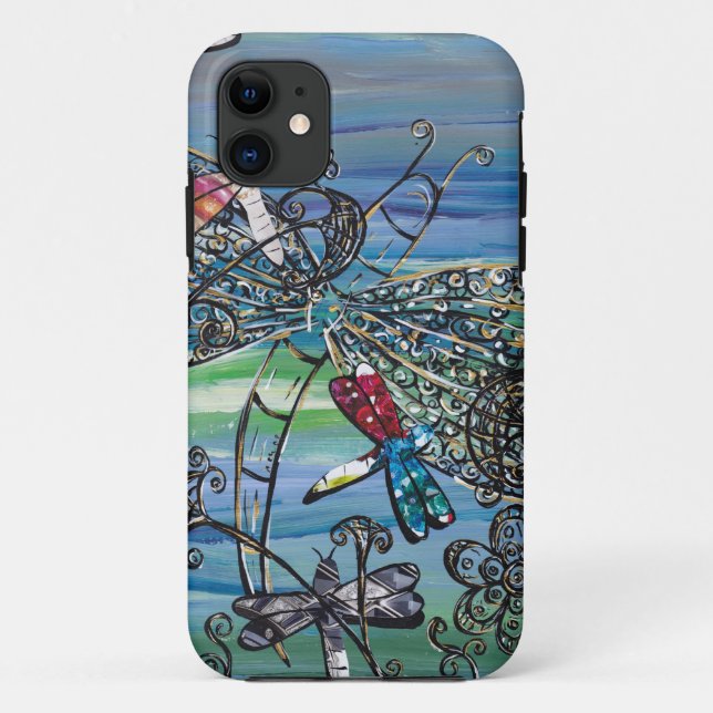 A libélula Jewels as capas de iphone 2 (Verso)