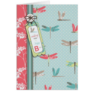 A libélula sonha o cartão