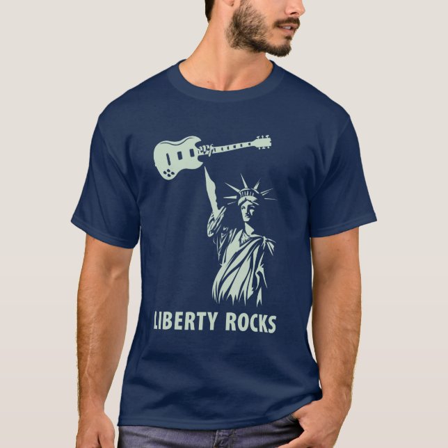 A liberdade balança o t-shirt (Frente)