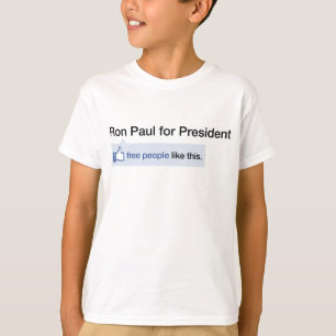 A liberdade de Ron Paul é camisa popular