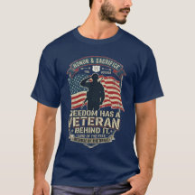 A Liberdade Tem um Veterano por Trás Camisa Patrió