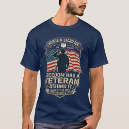 A Liberdade Tem um Veterano por Trás Camisa Patrió