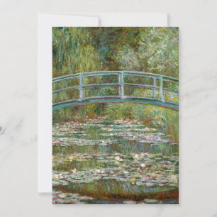 A Lily-Água   Cartão Claude Monet