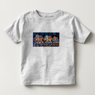 A linha de Conga do elefante caçoa o t-shirt