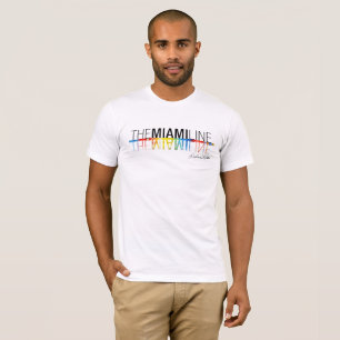 A linha de Miami, homens do t-shirt de Rockne