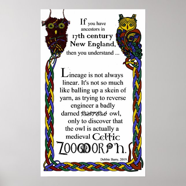 A linhagem nem sempre é linear, Poster de Macrame  (Frente)