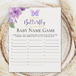 A Little Baby Butterfly is on The Way Baby shower