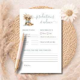 A Little Cowboy Shower Game Predictions & Advice