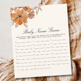 A Little Wildflower is on The Way Girl Baby Shower