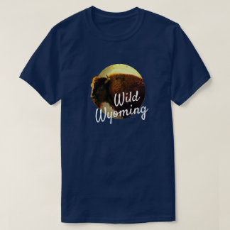 A Lua Cheia e o Buffalo Selvem o seu T-Shirt de Es