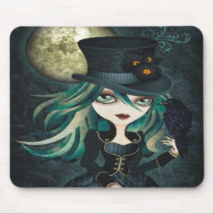 A lua Mousepad do corvo